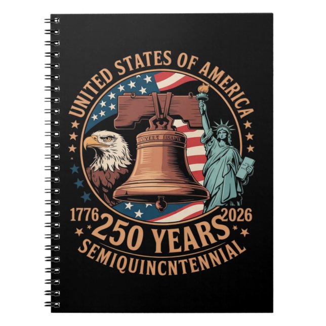 Cuaderno América 250 Años (Frente)