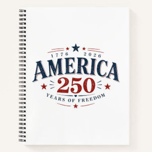 Cuaderno América EE. UU. 250º, 250 años de libertad