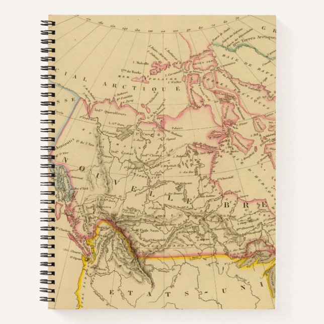 Cuaderno América rusa, Nueva Bretaña y Canadá (Anverso)