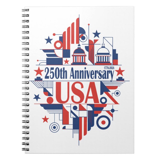 Cuaderno America’s 250th anniversary (Frente)