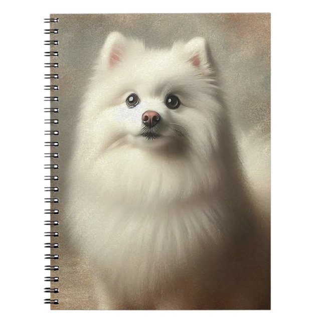 Cuaderno American Eskimo Dog (Frente)