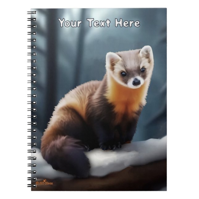 Cuaderno American Pine Marten (Frente)