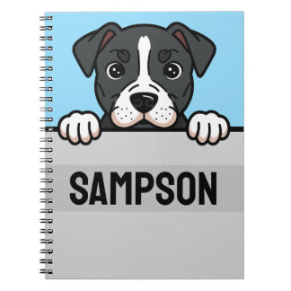 Cuaderno American Staffordshire Terrier Personalizado Amsta