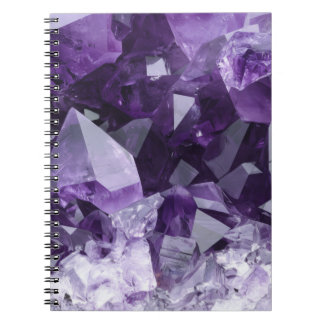 Cuaderno Amethyst Healing Crystal Cluster