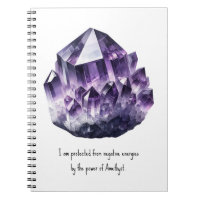 Amethyst Púrpura Protección Cristal Metafísico