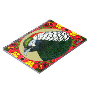 Cuaderno Amherst Pheasant and Flowers