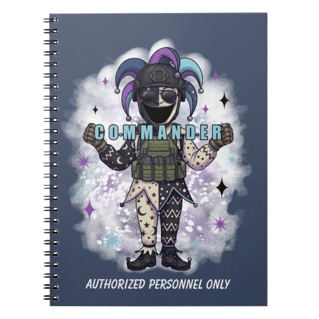 Cuaderno Amigo Comandante del Bufón del Vacío  (Frente)