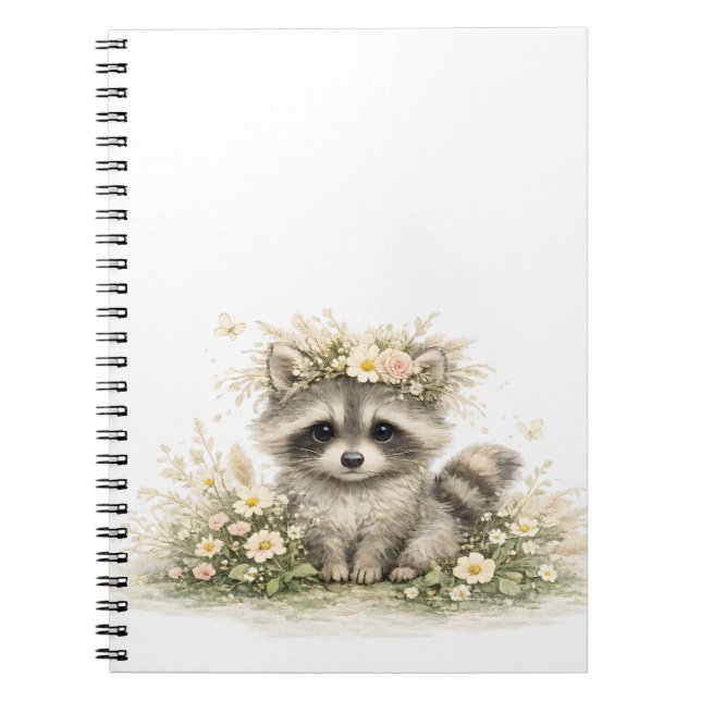 Cuaderno Amigo del Bosque Mapache (Frente)