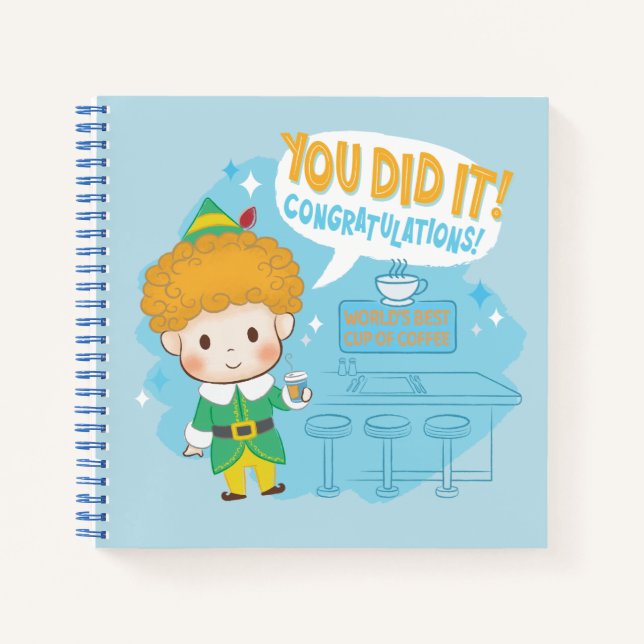 Cuaderno ¡Amigo el Elf que lo hiciste! ¡Enhorabuena! (Anverso)