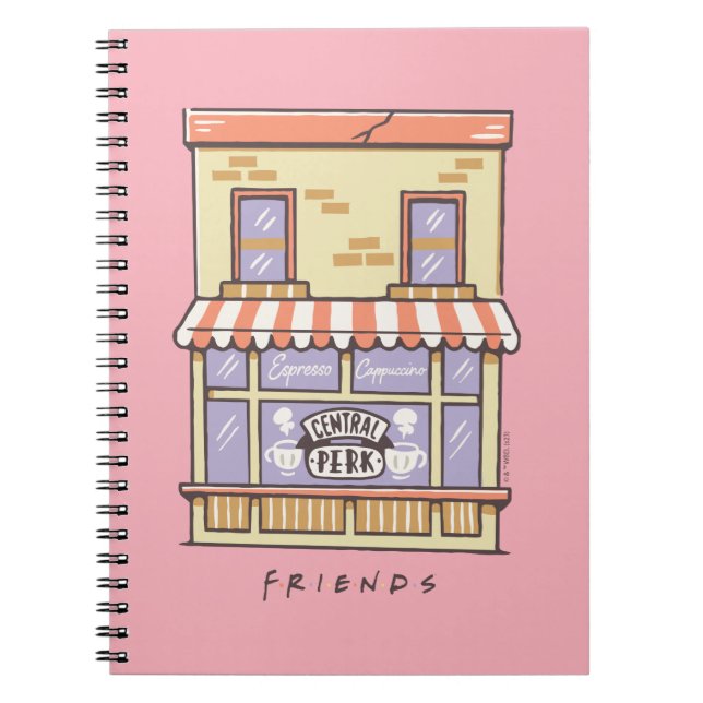 Cuaderno AMIGOS™ | Cafetería Central Personalizado Perk (Frente)