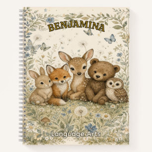 Cuaderno Amigos Caprichosos del Bosque Inspirados en la Nat