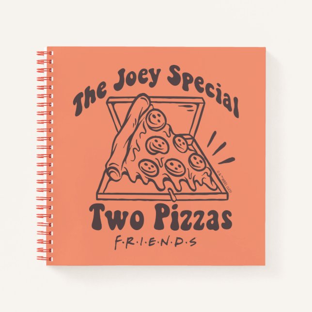 Cuaderno AMIGOS™ | Cita de Joey Pizza (Anverso)