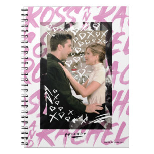 Cuaderno AMIGOS™  Corazones Rodeados De Ross Y Rachel
