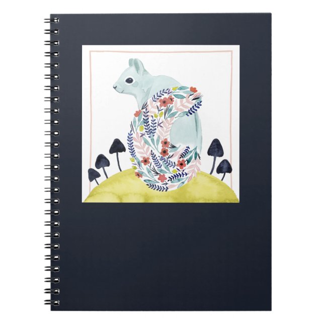 Cuaderno Amigos de Clementine | ardilla de arte popular (Frente)