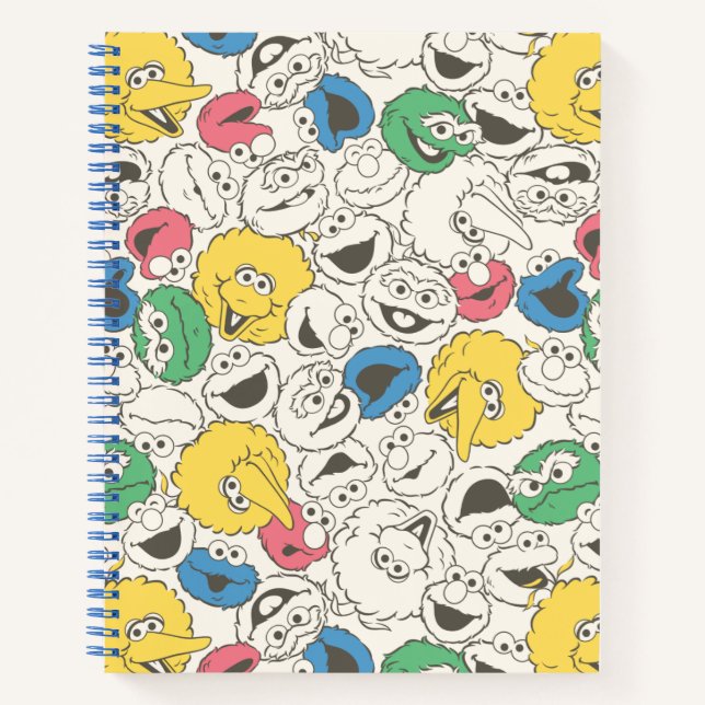 Cuaderno Amigos de la Calle Sésamo | Patrón de núcleo de ca (Anverso)