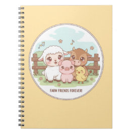 Cuaderno Amigos de la granja para siempre - lindos y acoged
