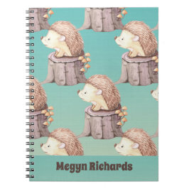 Cuaderno Amigos del Bosque Erizo de Bebé Adorable