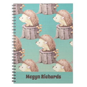 Cuaderno Amigos del Bosque Erizo de Bebé Adorable