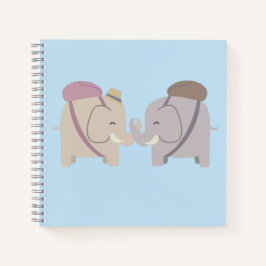 Cuaderno amigos elefantes