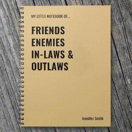 Cuaderno Amigos Enemigos en la ley Prohíben la ley Graciosa