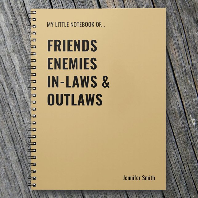 Cuaderno Amigos Enemigos en la ley Prohíben la ley Graciosa (Subido por el creador)