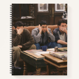 Cuaderno AMIGOS™   Joey, Ross y Chandler en el sofá