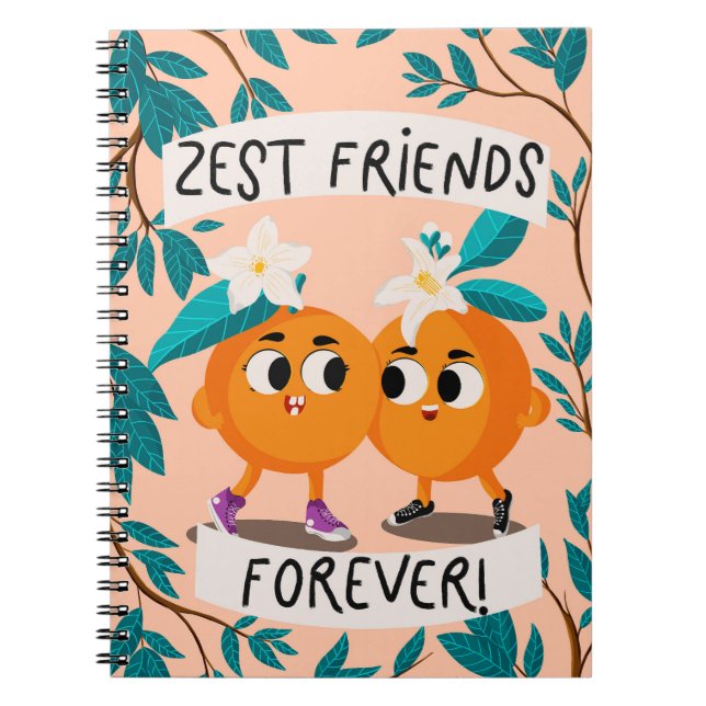 Cuaderno Amigos Naranjas Lindos y Picantes (Frente)