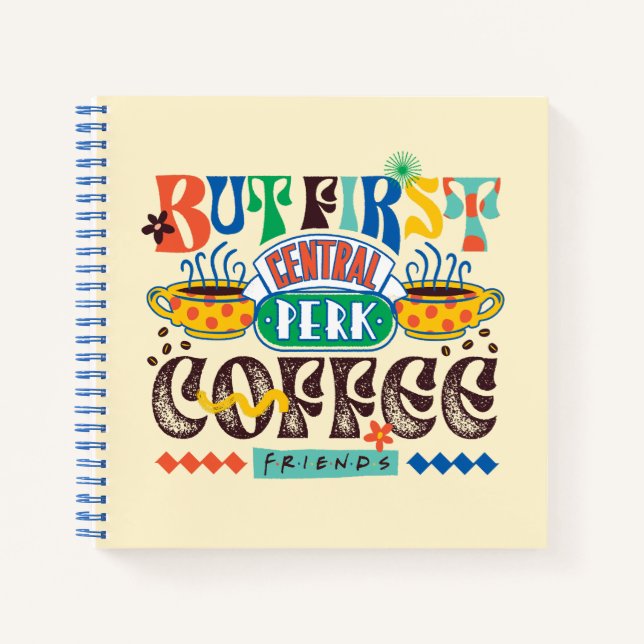 Cuaderno AMIGOS™ | Pero el primer café vibrante gráfico (Anverso)