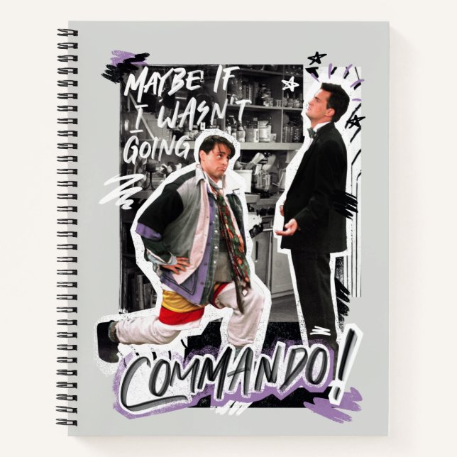 Cuaderno AMIGOS™ | Quizá si no fuera a commando! (Anverso)