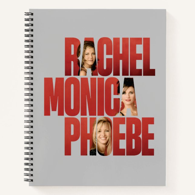 Cuaderno AMIGOS™ | Rachel, Monica y Phoebe (Anverso)