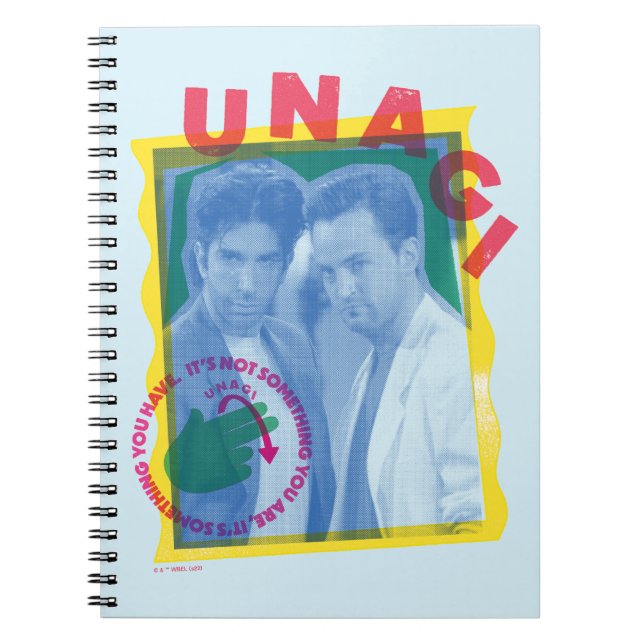 Cuaderno AMIGOS™ | Ross & Chandler - Unagi (Frente)