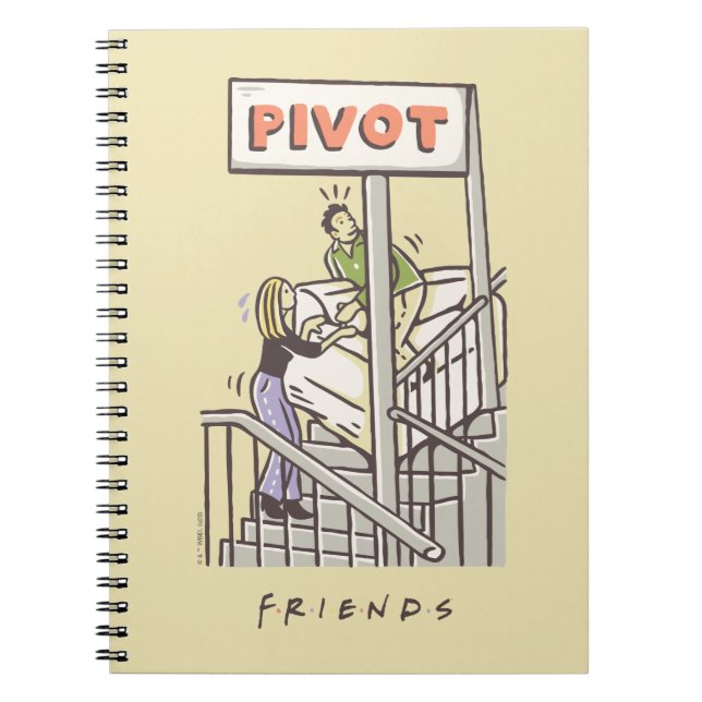 Cuaderno AMIGOS™ | Ross y Rachel PIVOT (Frente)