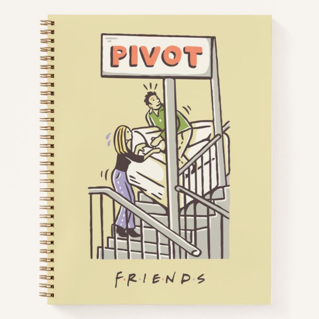 Cuaderno AMIGOS™ | Ross y Rachel PIVOT (Anverso)