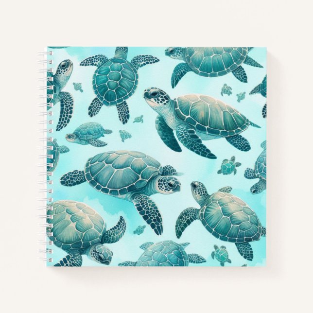 Cuaderno Amigos Tortugas Marinas (Anverso)