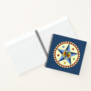 Cuaderno Amish - Signos Hexagramas Estrellas - BUENA SUERTE