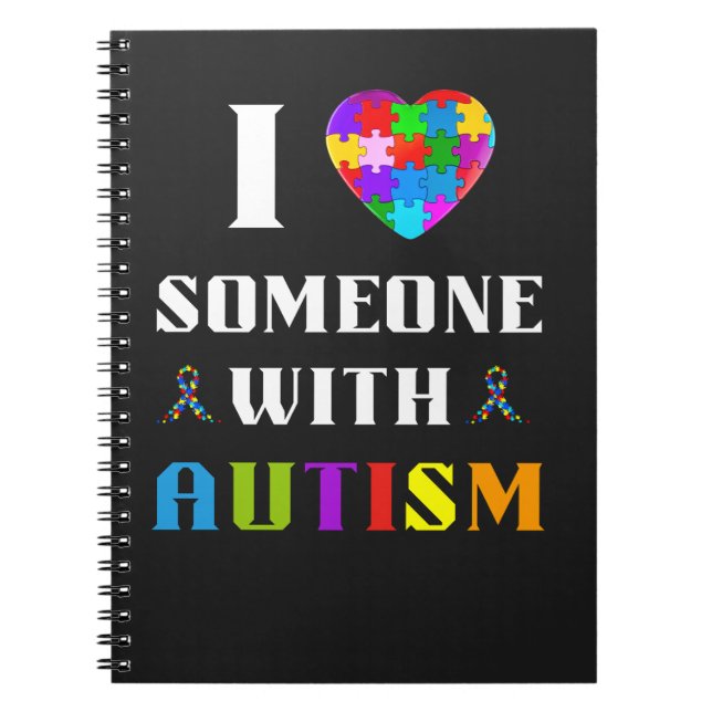 Cuaderno Amo a alguien con autismo (Frente)