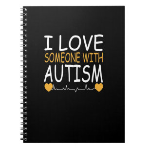 Cuaderno Amo A Alguien Con El Corazón Del Autismo