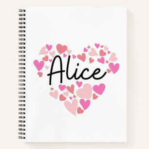 Cuaderno Amo a Alice