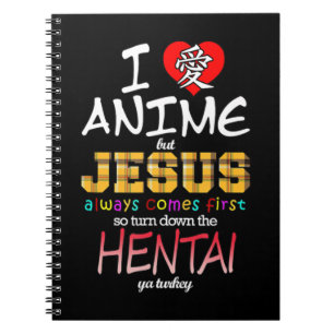 Cuaderno Amo A Anime Pero Jesús Siempre Viene Primero T-Shi