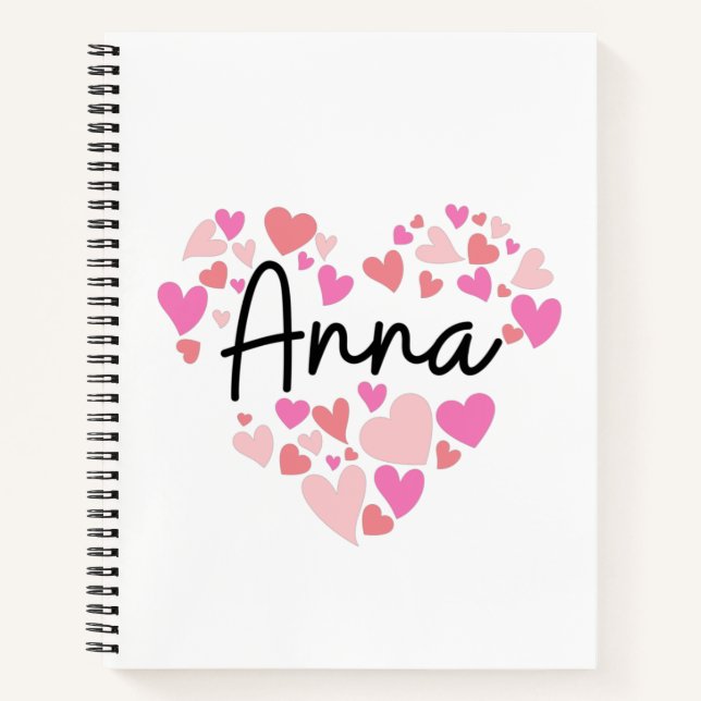 Cuaderno Amo a Anna (Anverso)