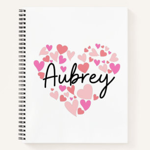 Cuaderno Amo a Aubrey
