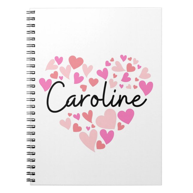 Cuaderno Amo a Caroline (Frente)