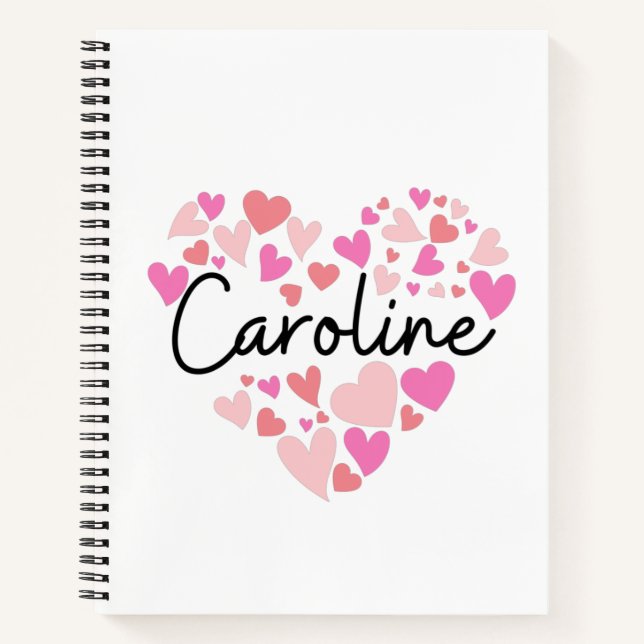 Cuaderno Amo a Caroline (Anverso)