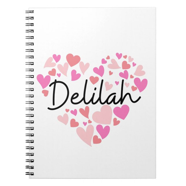 Cuaderno Amo a Delilah (Frente)