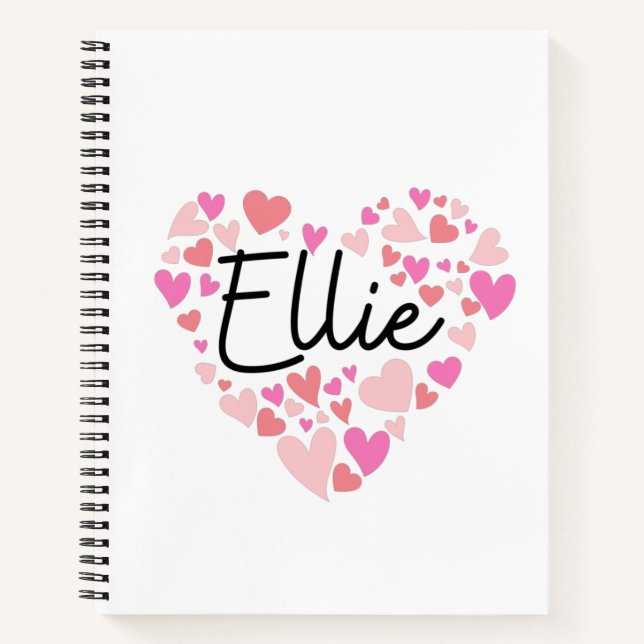 Cuaderno Amo a Ellie (Anverso)