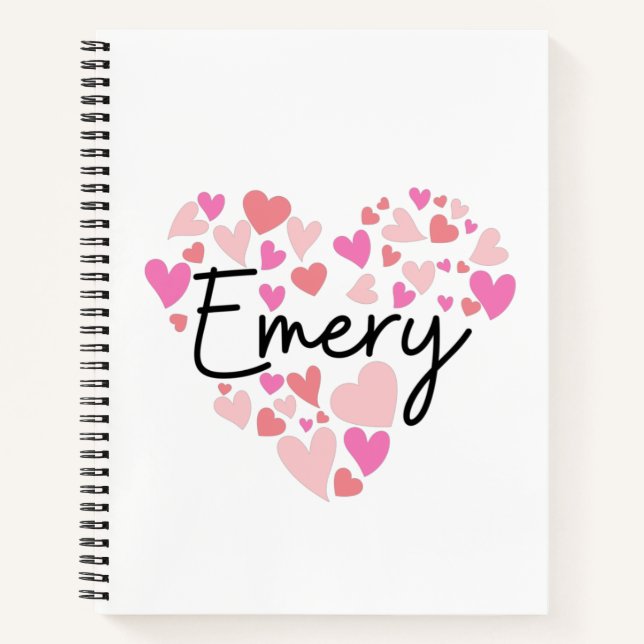 Cuaderno Amo a Emery (Anverso)