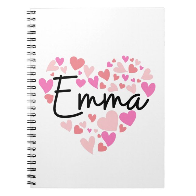 Cuaderno Amo a Emma (Frente)