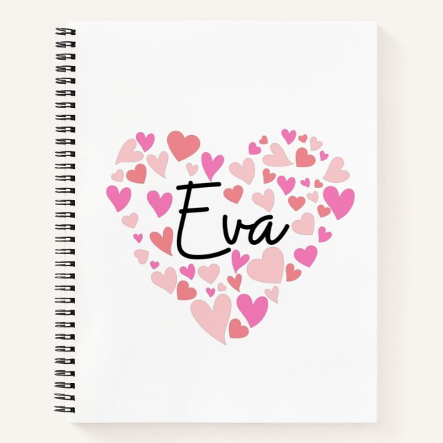 Cuaderno Amo a Eva (Anverso)