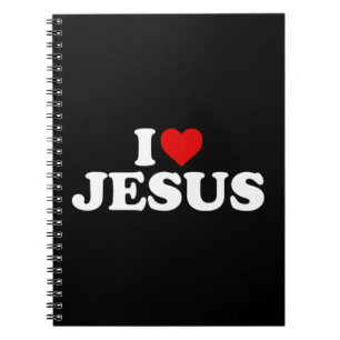 Cuaderno Amo a Jesús - Corazón Pullover HoodiePresenta un r