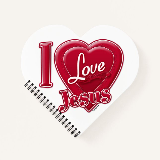 Cuaderno Amo a Jesús Corazón Rojo (Anverso)